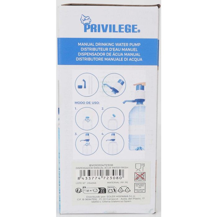 Dispensador Manual de Agua Privilege Water Fresh (24 Unidades) 5 Dispensador Manual de Agua Privilege Water Fresh (24 Unidades) 5
