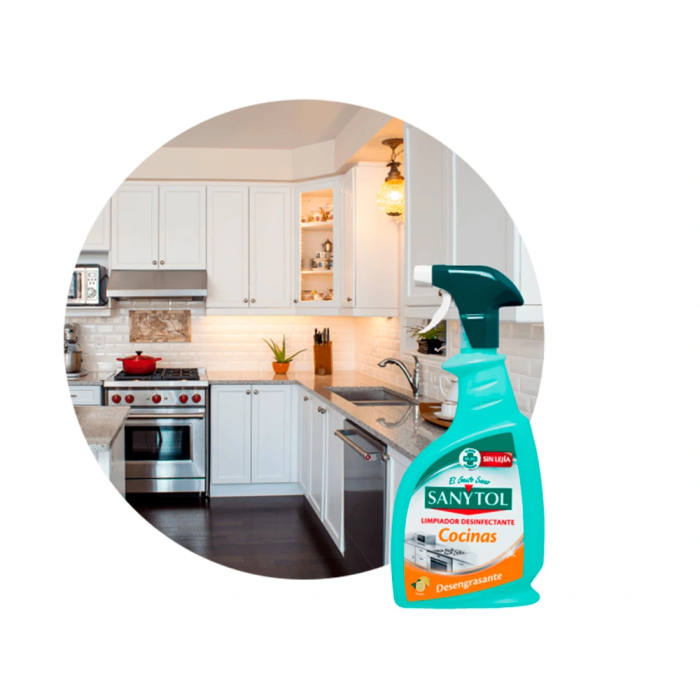 Sanytol Limpiador Cocinas Desinfectante Desengrasante 750 ml 4