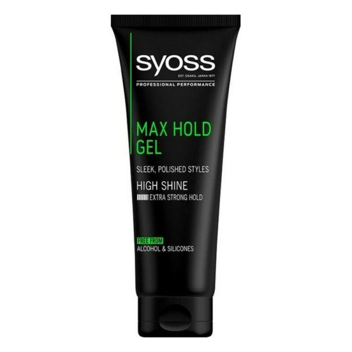 Syoss Gel Max Hold Fijación Fuerte Cabello 250 ml