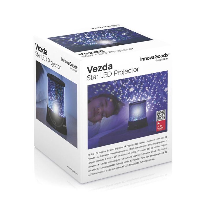 Inde Proyector Led Estrellas Vezda 11 cm (ancho) x 12 cm (alto) x 11 cm (largo) (24 Unidades)