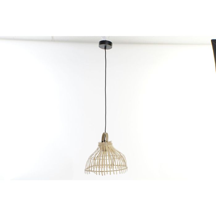 DKD Home Decor Lámpara de Techo Colgante Sorine Urban Ratán Marrón Acabado Natural E27 50W para 1 Bombilla 30x30x29 cm 2 DKD Home Decor Lámpara de Techo Colgante Sorine Urban Ratán Marrón Acabado Natural E27 50W para 1 Bombilla 30x30x29 cm 2