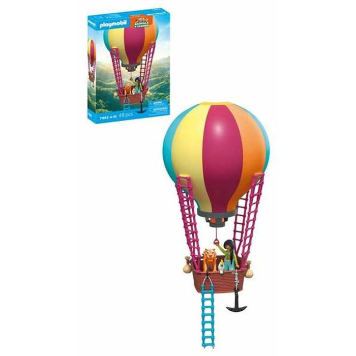 PLAYMOBIL 71853 Viaje En Globo Animals Y Friends, con tigre y cacatúa, para niños +4 años 3 PLAYMOBIL 71853 Viaje En Globo Animals Y Friends, con tigre y cacatúa, para niños +4 años 3