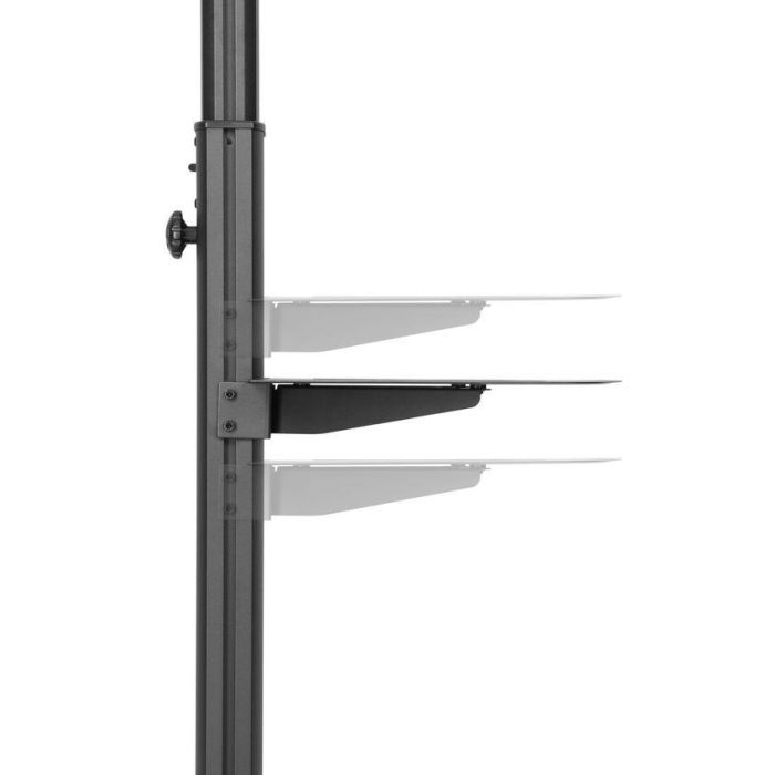 Vivolink Soporte móvil trolley con ruedas para pantallas 32" a 65" máx. 35kg VESA con estante medios 7 Vivolink Soporte móvil trolley con ruedas para pantallas 32" a 65" máx. 35kg VESA con estante medios 7