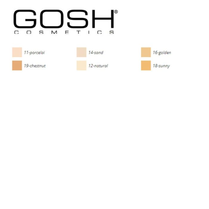 Base de Maquillaje Fluida X-Ceptional Wear Gosh Copenhagen (35 ml) 7 Base de Maquillaje Fluida X-Ceptional Wear Gosh Copenhagen (35 ml) 7