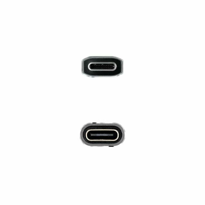 Cable USB NANOCABLE USB 3.2 GEN2x2 100W C/M-H Negro 1,5 m 5