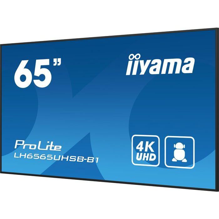 iiyama LH6565UHSB-B1 Monitor 65" 4K UHD IPS 3840x2160 LED 60Hz 8ms 24/7 Wifi Speakers Negro 6