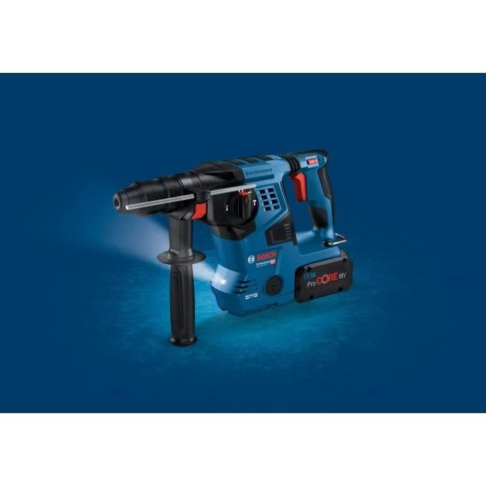 Taladro percutor Bosch Professional GBH 18V-28CF con aspirador GDE 18V-16, 2 baterías ProCore 8.0Ah, Cargador, en Lboxx - 1 Taladro percutor Bosch Professional GBH 18V-28CF con aspirador GDE 18V-16, 2 baterías ProCore 8.0Ah, Cargador, en Lboxx - 1