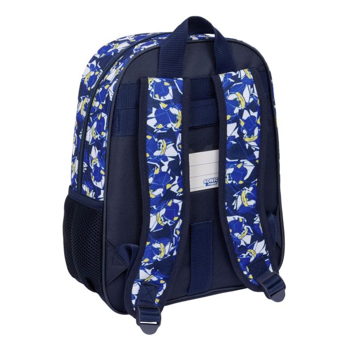 Mochila Escolar Sonic City Azul 26 x 34 x 11 cm 1