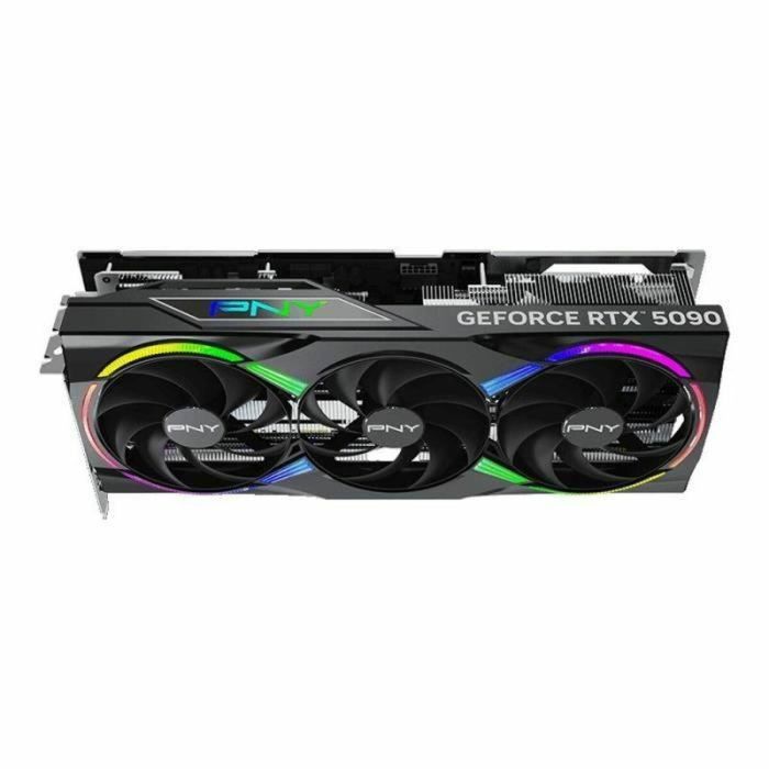 PNY PNY1736642195050 Tarjeta Gráfica GeForce RTX 5090 32 GB ARGB Overclockeada Triple Ventilador 4
