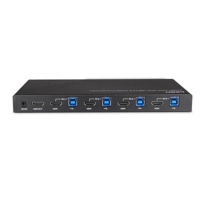 Lindy Switch KVM 4 Puertos HDMI 4K60, USB 3.0 y Audio para 4 PCs – Control de Teclado, Ratón y Monitor 3 Lindy Switch KVM 4 Puertos HDMI 4K60, USB 3.0 y Audio para 4 PCs – Control de Teclado, Ratón y Monitor 3