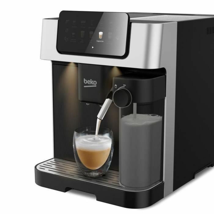 Beko CEG7304X Cafetera Automática con Molinillo Integrado, 1350 W, 19 Bares, Pantalla Táctil a Color 8