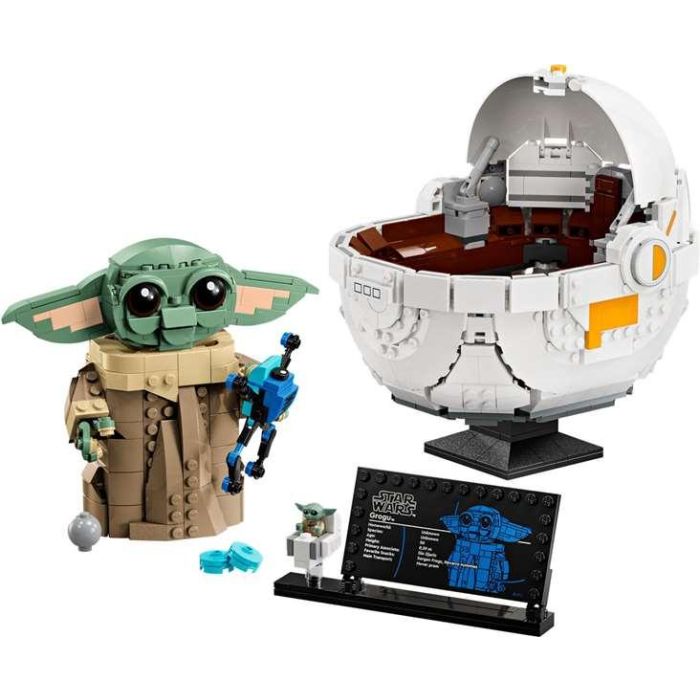 LEGO Star Wars: The Mandalorian 75403 Grogu y su cochecito - Set de construcción 10 años 4 LEGO Star Wars: The Mandalorian 75403 Grogu y su cochecito - Set de construcción 10 años 4