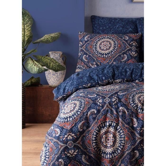 Sin marca ASI8683743944620 - Juego de cama azul, 1 funda nórdica 220x240 cm y 2 fundas de almohada 60x60 cm, 65% algodón 35% poliéster 1 Sin marca ASI8683743944620 - Juego de cama azul, 1 funda nórdica 220x240 cm y 2 fundas de almohada 60x60 cm, 65% algodón 35% poliéster 1