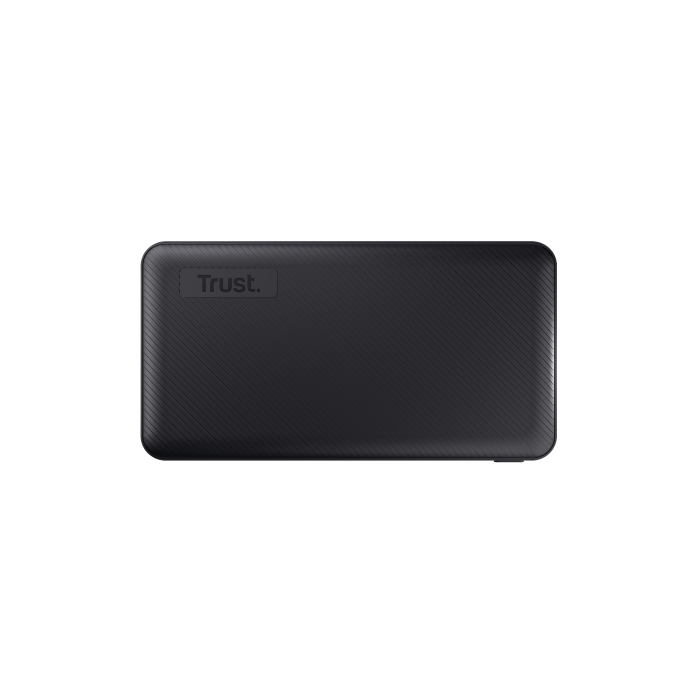 Trust 24678 Powerbank Batería Externa Portátil Ultrafina 10000mAh, 15W Carga Rápida con 3 Puertos (2x USB-A, 1x USB-C) para 3 Dispositivos Simultáneos - Negra 3