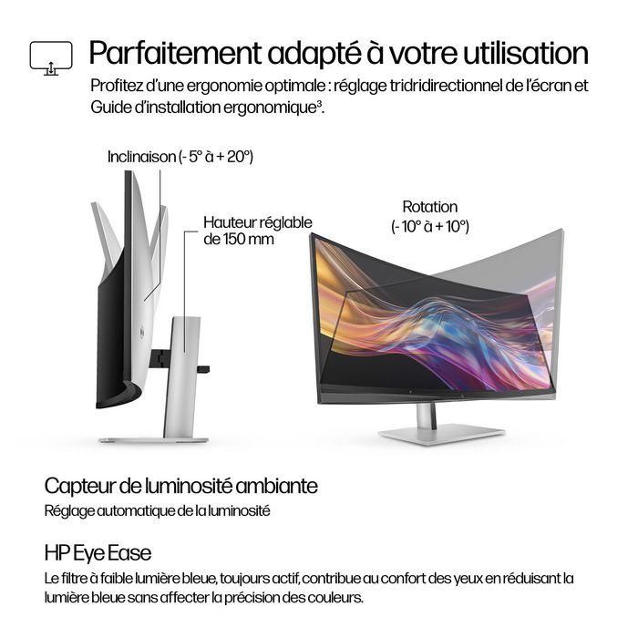 HP Series 7 Pro 37.5 inch WQHD+ Thunderbolt 4 Monitor - 738pu 20 HP Series 7 Pro 37.5 inch WQHD+ Thunderbolt 4 Monitor - 738pu 20