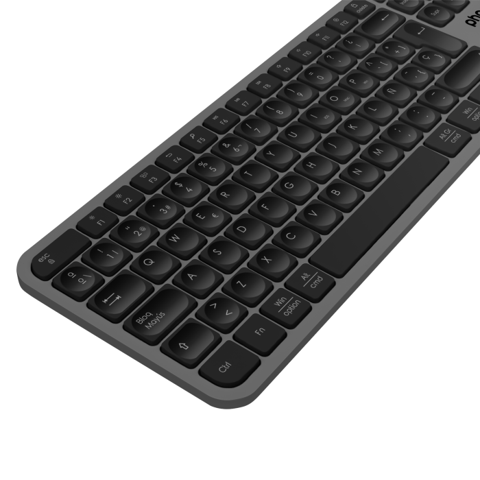 Phoenix technologies Teclado Inalámbrico Multidispositivo K300 Bluetooth y 2.4GHz para Windows, MacOS, iOS 3