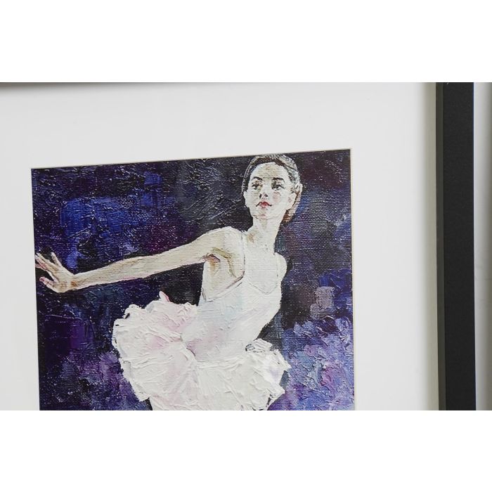 DKD Home Decor Cuadro Tradicional de Ballet, Ps y Madera, Azul, Negro y Blanco, 2x45x35 cm - Pack de 4 Surtido Aleatorio 2 DKD Home Decor Cuadro Tradicional de Ballet, Ps y Madera, Azul, Negro y Blanco, 2x45x35 cm - Pack de 4 Surtido Aleatorio 2