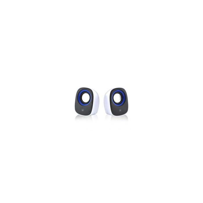 Ewent Altavoz Ew3513 Estéreo 2.0 5W RMS USB, Conexión 3.5mm para PC, Smartphone, Tablet 1