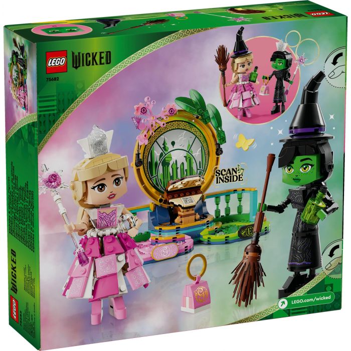 LEGO 75682 Minifiguras de Elphaba y Glinda de Wicked 12 LEGO 75682 Minifiguras de Elphaba y Glinda de Wicked 12