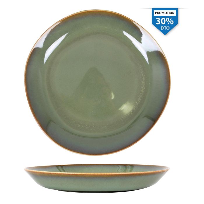 Purasangre Plato Hondo Duomo Verde 23 cm (6 Unidades) Purasangre Plato Hondo Duomo Verde 23 cm (6 Unidades)