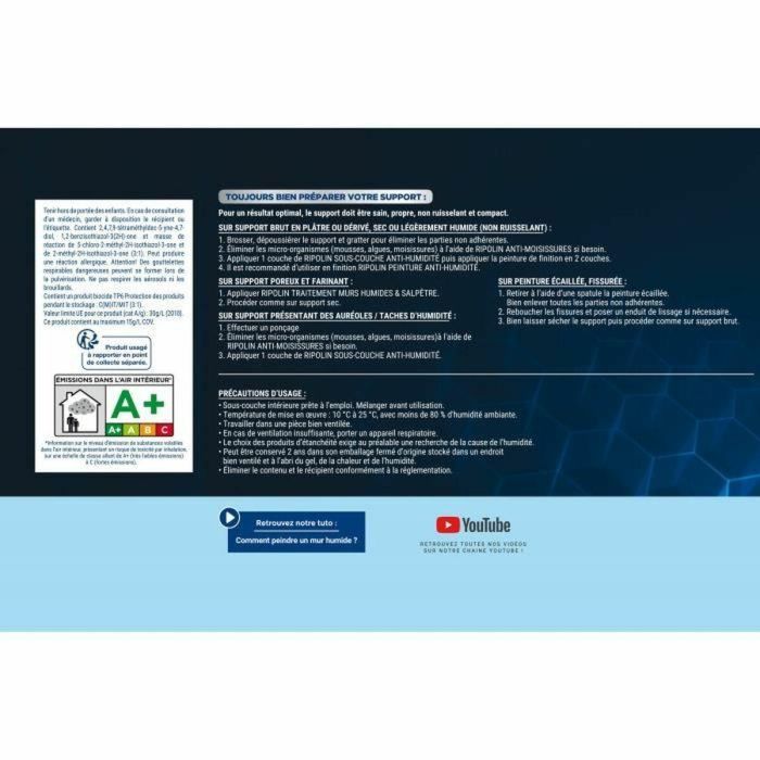 Pintura de Imprimación Ripolin Blanco Mate 2,5 L 3