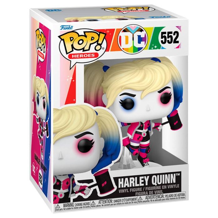FUNKO Figura POP DC Comics Harley Quinn de Vinilo 9cm en Caja Regalo
