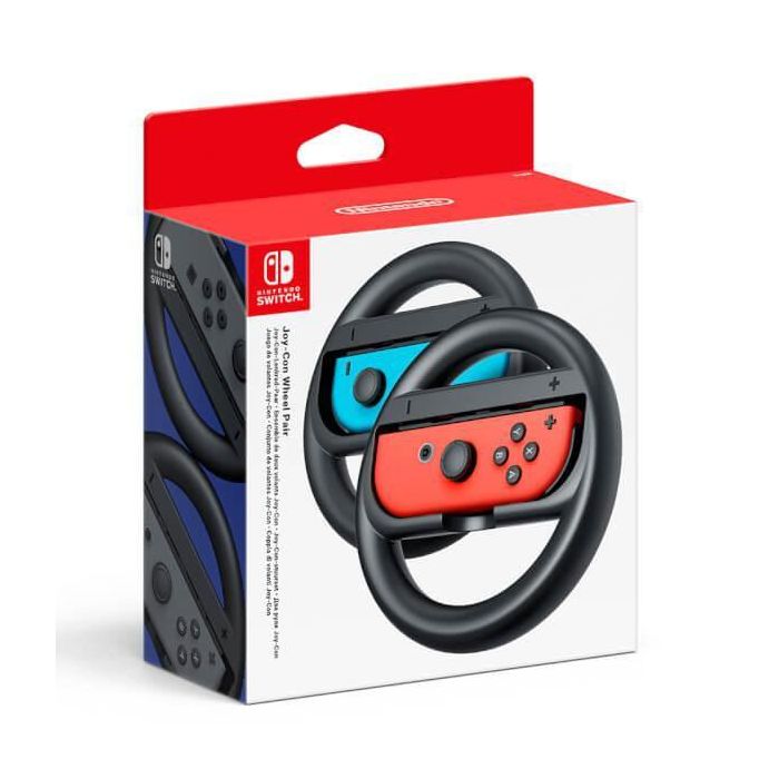 Nintendo Par de Volantes para Mandos Joy-Con de Consola Nintendo Switch - Accesorios de Juego de Conducción