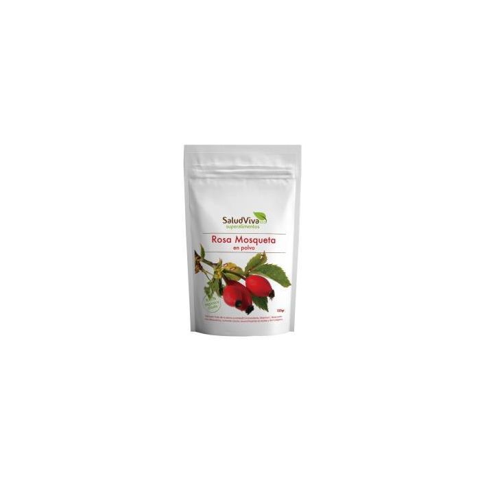 SALUD VIVA Rosa Mosqueta en Polvo 125g Bio SG Vegan. 100% Puro. Rico en Vitamina C y Beta-carotenos. Rejuvenecedor Celular