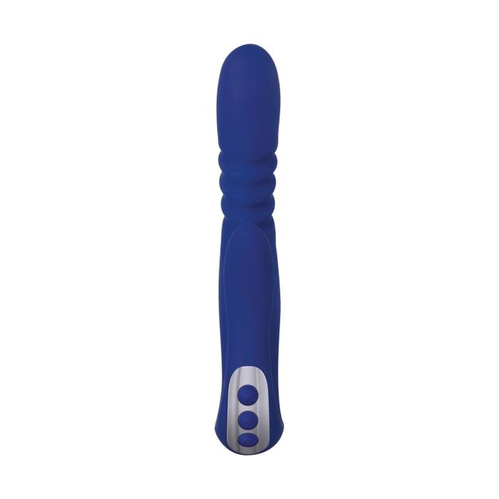 Vibrador Punto G Adam & Eve Deluxe Thruster Azul 4 Vibrador Punto G Adam & Eve Deluxe Thruster Azul 4