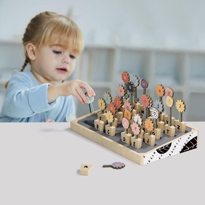 Abc Flowers - TOP BRIGHT - 26 Macetas - Letras Mayúsculas - Letras Minúsculas - Alfabeto 2 Abc Flowers - TOP BRIGHT - 26 Macetas - Letras Mayúsculas - Letras Minúsculas - Alfabeto 2