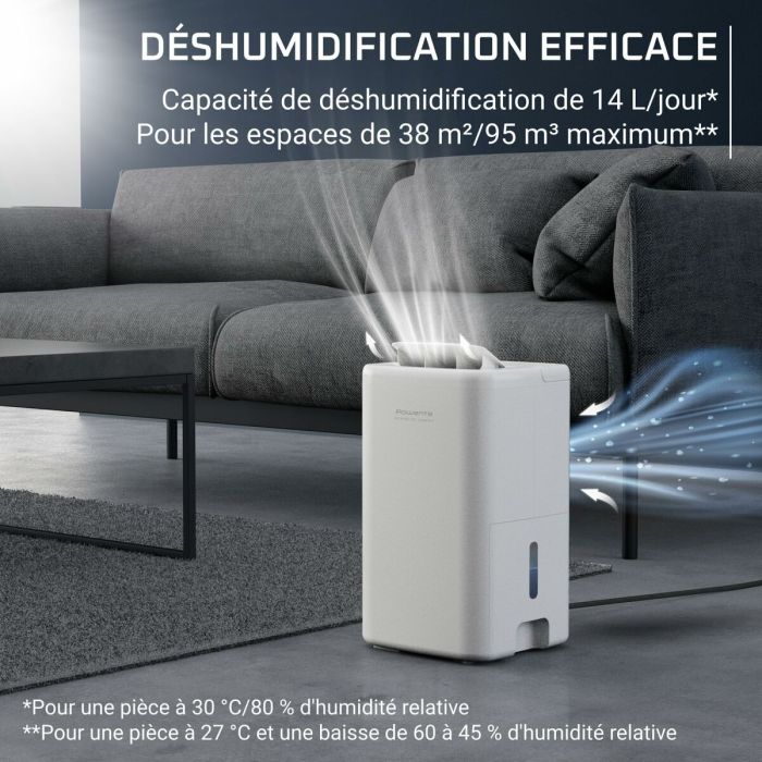 Deshumidificador Rowenta DH5250F0 300 W 3 L 7 Deshumidificador Rowenta DH5250F0 300 W 3 L 7