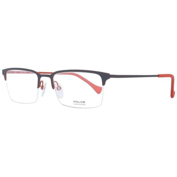 Montura de Gafas Hombre Police VPL290-5301HG Gris Ø 53 mm