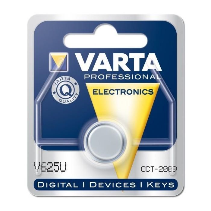 Varta 4626101401 Pila de Botón Alcalina V625U/PX625A/LR9 para Electrónica