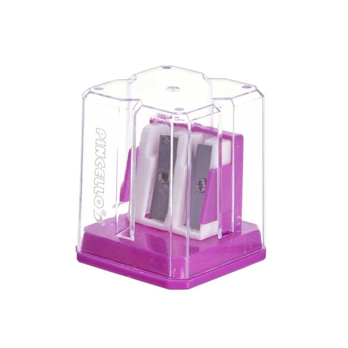Sacapuntas Doble Cuadradas Surtidos Pincello 9X13CM (24 Unidades) 1 Sacapuntas Doble Cuadradas Surtidos Pincello 9X13CM (24 Unidades) 1