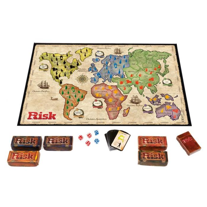Hasbro Gaming Juego Risk B7404 Juego de Estrategia para +10 Años Español 2