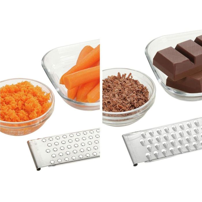 Leifheit Rallador Universal 23170 - Rallador de Verduras Multifuncional de Acero Inoxidable con 5 Rejillas 1 Leifheit Rallador Universal 23170 - Rallador de Verduras Multifuncional de Acero Inoxidable con 5 Rejillas 1