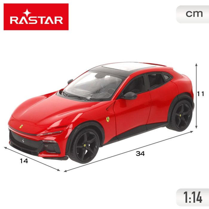 Coche Radio Control Ferrari PUROSANGUE 1:14 34 x 11 x 14 cm (2 Unidades) 3