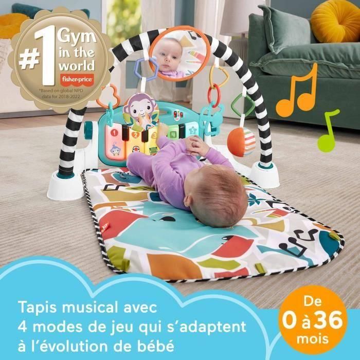 FISHER-PRICE Tapete piano - Tapete de actividades con despertar musical - Fisher-Price - HWY56 1