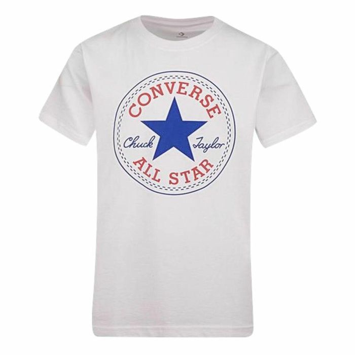 Camiseta de Manga Corta Infantil Converse Blanco 16 Años Camiseta de Manga Corta Infantil Converse Blanco 16 Años
