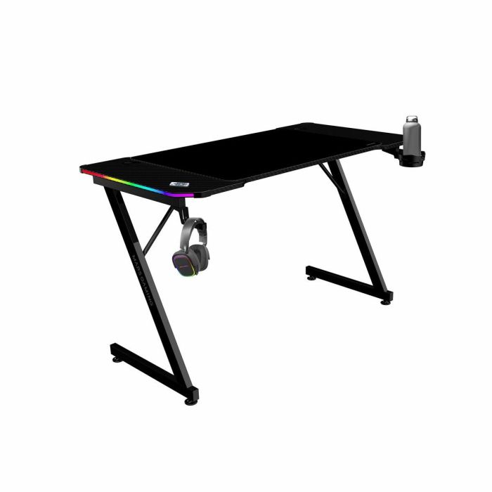 Mesa de Escritorio Gaming Mars Gaming ESCRITORIO ERGO RGB Negro 120 x 60 cm 5 Mesa de Escritorio Gaming Mars Gaming ESCRITORIO ERGO RGB Negro 120 x 60 cm 5