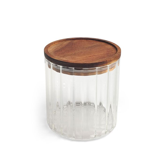 Inde Tarro de cristal Boro Ottico T/Acacia Red.900M La Mediterran, 900 ml, 11.2 x 11.2 x 12 cm (12 Unidades)