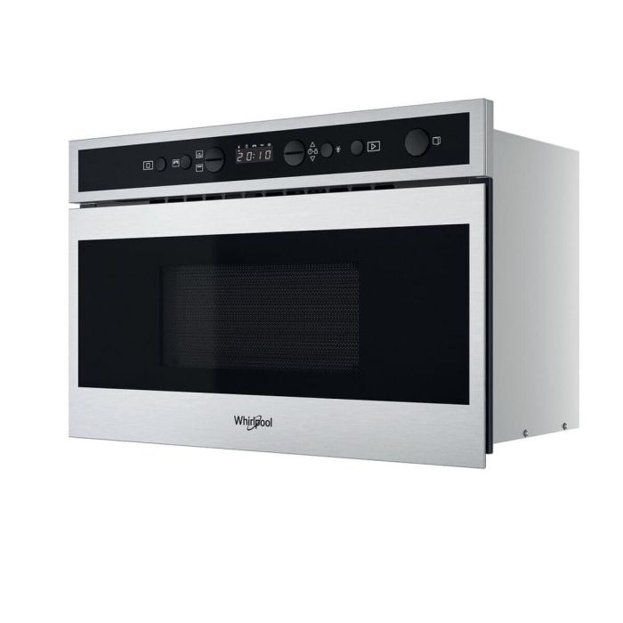 Microondas empotrable - WHIRLPOOL W6MN840 - Gris y negro - 22 L - 750 W - Grill 700 W - Acero inoxidable antihuellas 2 Microondas empotrable - WHIRLPOOL W6MN840 - Gris y negro - 22 L - 750 W - Grill 700 W - Acero inoxidable antihuellas 2