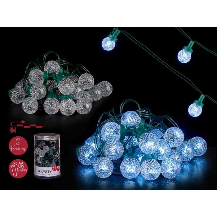 Tira LED Krist+ 6M 30LEDs Luz Fría Blanca, 8 Funciones, 10x15x10 cm (12 Unidades) Tira LED Krist+ 6M 30LEDs Luz Fría Blanca, 8 Funciones, 10x15x10 cm (12 Unidades)