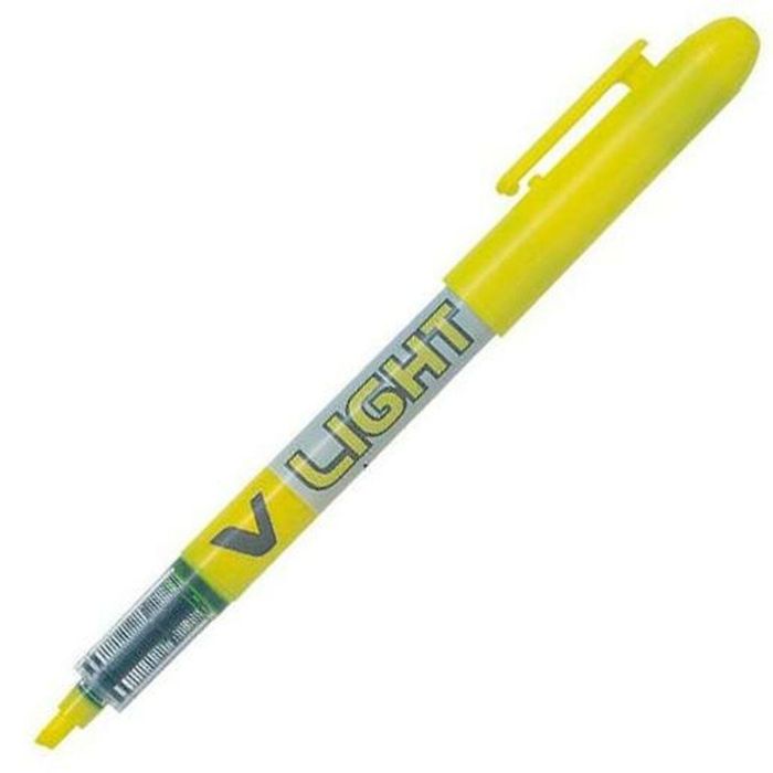Marcador Fluorescente Pilot V Light Amarillo (12 Unidades) 1 Marcador Fluorescente Pilot V Light Amarillo (12 Unidades) 1