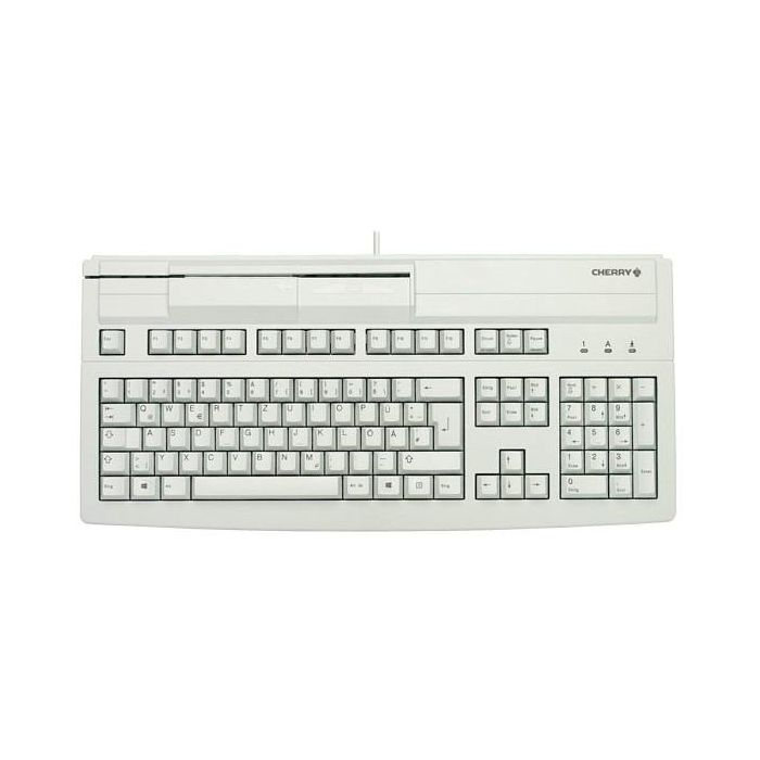 Cherry MultiBoard V2 G80-8000 - Tastatur - USB Deutsch Hellgrau