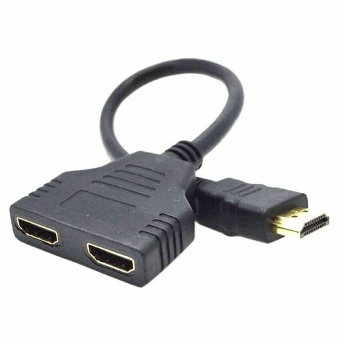 Adaptador HDMI a Doble HDMI GEMBIRD DSP-2PH4-04 Negro 3 Adaptador HDMI a Doble HDMI GEMBIRD DSP-2PH4-04 Negro 3