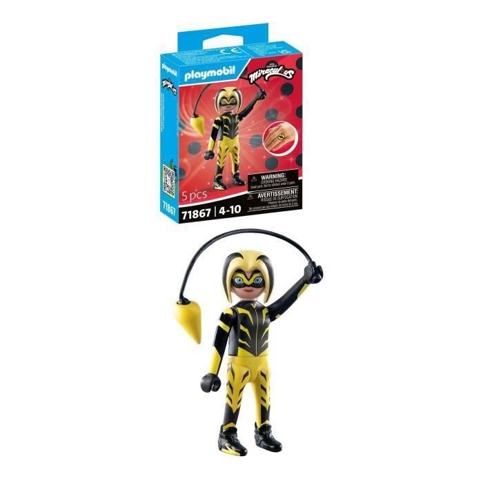Playmobil 71867 Miraculous Vesperia Zoë Lee Figura de Acción con Yoyó y Escudo para Niños +4 años 2