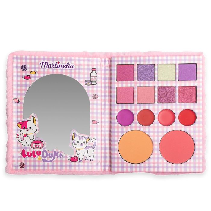 Martinelia 85475 Aquarius - Paleta de Maquillaje Lulu y Duki con 12 Sombras de Ojos, 4 Lip Gloss y 4 Rubores y Bronceadores (+4 años) 2
