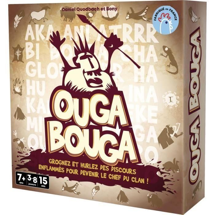Ouga Bouga - Asmodee - Conviértete en el líder del clan - Edad 7 - Fabricado en Francia Ouga Bouga - Asmodee - Conviértete en el líder del clan - Edad 7 - Fabricado en Francia