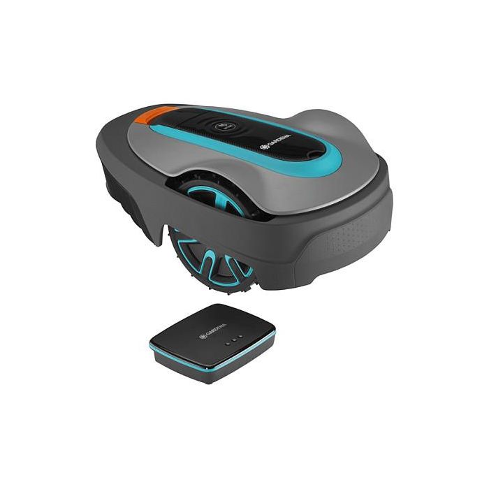 Gardena smart SILENO city - Robot cortacésped para 600 m², ancho de corte 16 cm, altura ajustable 20-50 cm, 3 cuchillas, batería de litio, estación base, IPX5 0 Gardena smart SILENO city - Robot cortacésped para 600 m², ancho de corte 16 cm, altura ajustable 20-50 cm, 3 cuchillas, batería de litio, estación base, IPX5 0